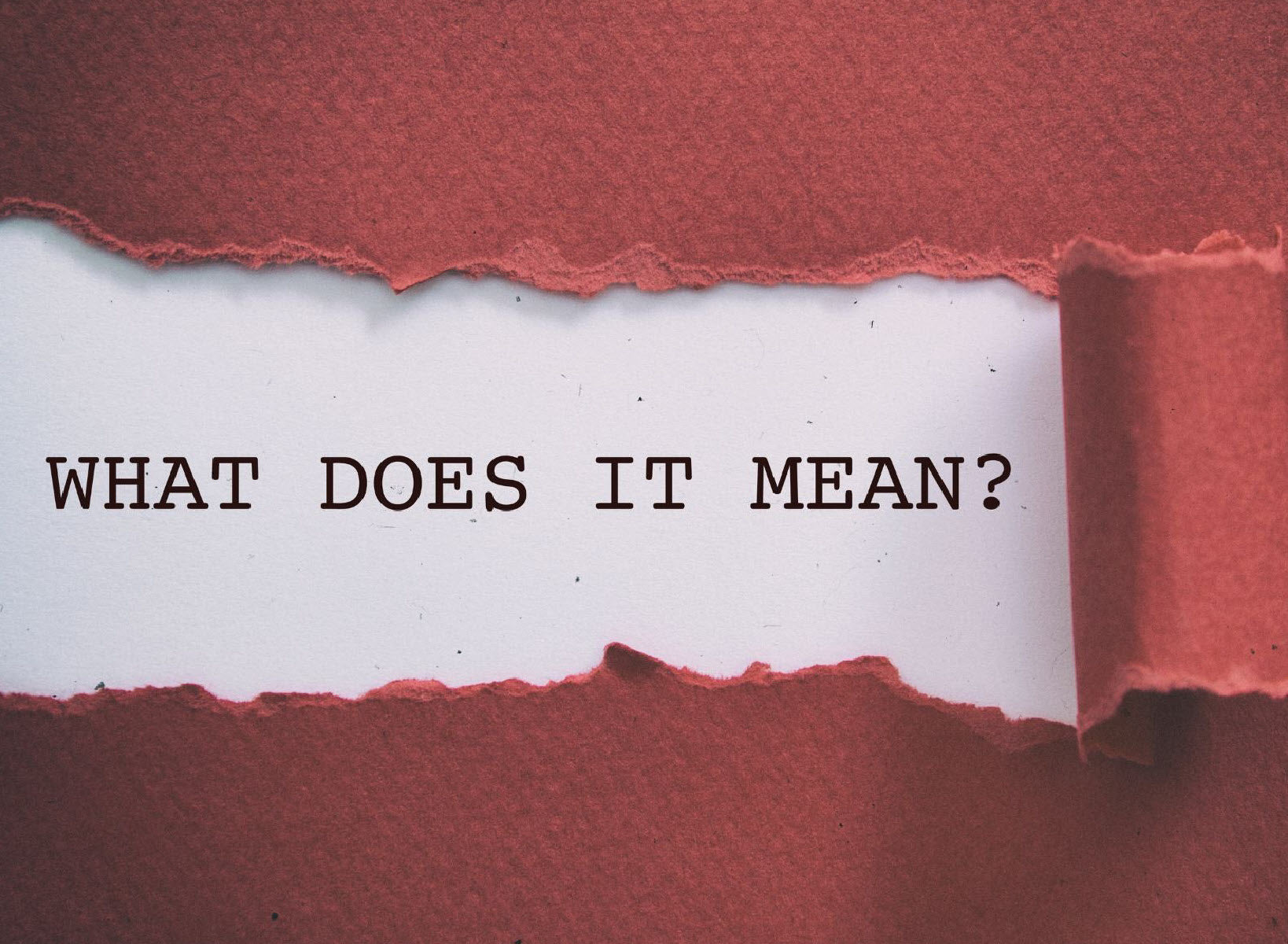Meaning: The Stories We Tell Ourselves